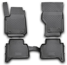 Tappetini in gomma per VW Amarok 2010-2016 3D misura bordo alto set tappetini in gomma