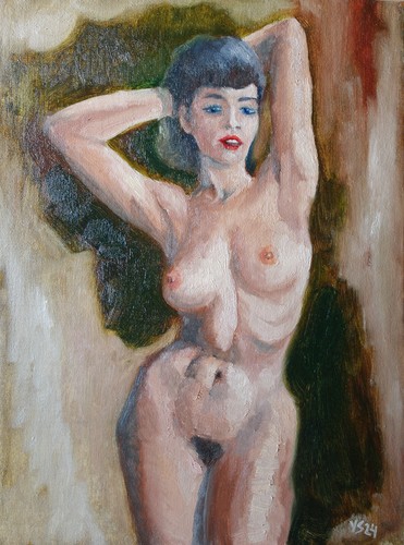 Figura femminile ragazza nuda