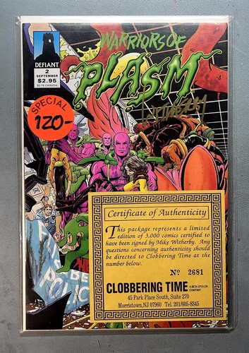 Warriors plasm vf nm - warriors, 2