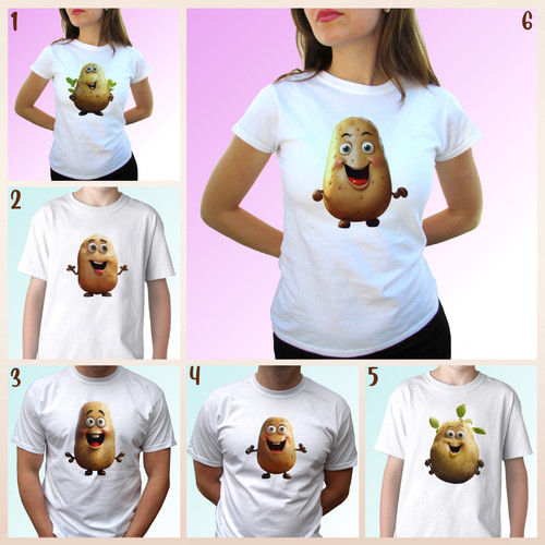 Shirt patate maglietta - t-shirt,