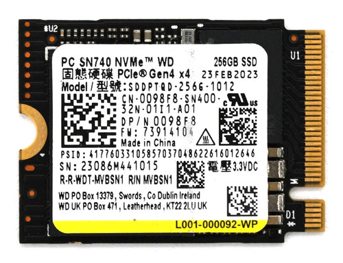Sn740 256gb 2 2230 - sn740, m.2