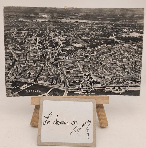 Carte postale genève vue - postale, genève,