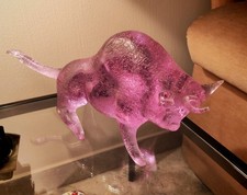 Scultura in vetro di murano di