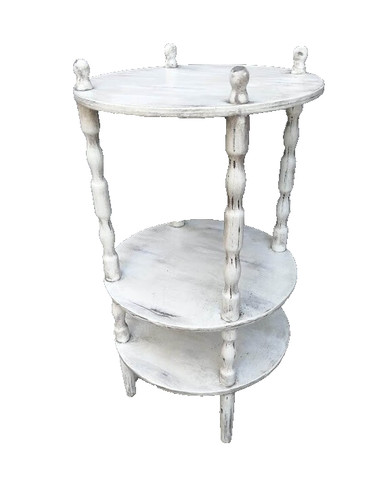 Shabby tavolino guéridon - tavolino,
