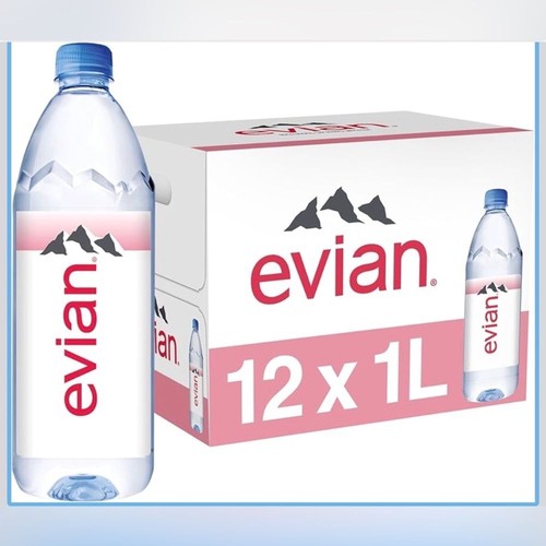 Confezione bottiglie evian - 12,