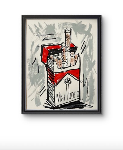 Confezione sigarette astratte - sigarette,