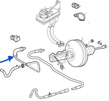 TUBO DEPRESSIONE SERVOFRENO LATO PEDALIERA ALFA 156 MY2002 ORIGINALE 60682706