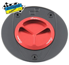 Tappo Serbatoio Rosso Vite Ergal LIGHTECH TFN226ROS Ducati/Yamaha -MODELLI 3FOTO