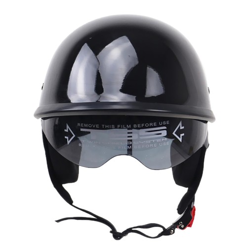 Casco jet moto nero chiaro - casco,
