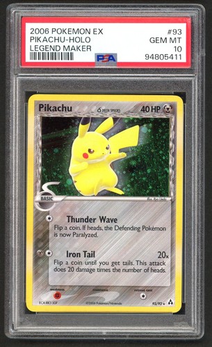 Pokemon card psa 10 pikachu - 10,