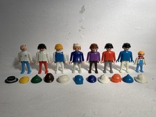 Playmobil Lotto 8 Pz Personaggi Vari Usati + 11 Cappelli