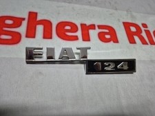 Fiat 124 berlina - fiat, scritta