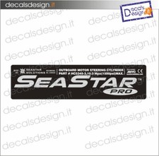 Adesivo motore  fuoribordo cilindro idraulico timoneria seastar pro stickers