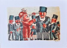 Franz Borghese - Litografia originale numerata e firmata