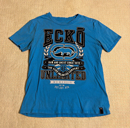 Shirt ecko unltd uomo blu - m,