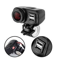 Caricabatteria USB doppio con