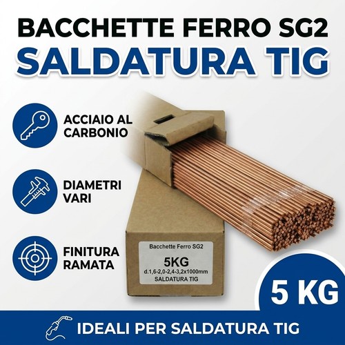 Bacchette ferro sg2 ramate 5kg - sg2,