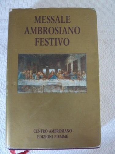 Messale ambrosiano - messale,