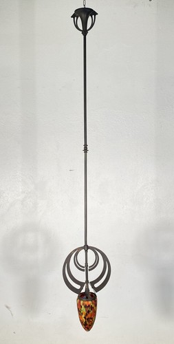 Antico lampadario ferro art - antico,