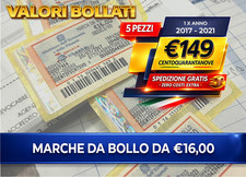 Marche da Bollo €16,00 –