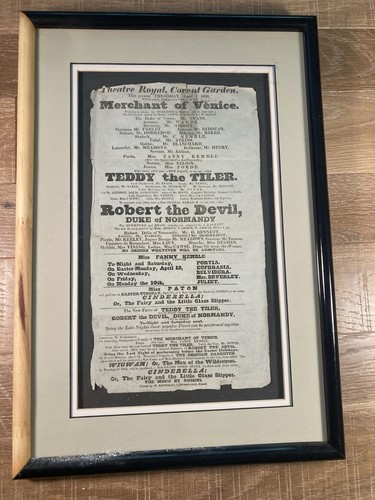 Antico playbill 1830 - playbill, teatro