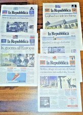 TERRORE ISIS - LA REPUBBLICA lotto 5 - 2016 BRUXELLES BATACLAN BERLINO ISTANBUL