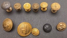 CB- BOTTONI + BOTTONI A VITE LOTTO 11 PEZZI DI CUI 1 IN BACHELITE - GTTS128