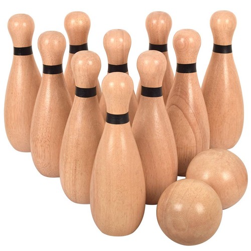 Set gioco bowling - bowling, prato