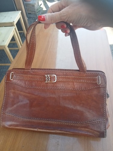 Borsa mano cuoio vintage - a, in