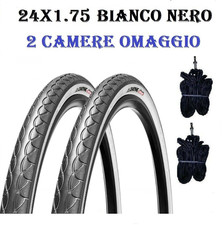 2 Copertoni 24x1.75 + 2 Camere Bici Graziella Bicicletta 47-507 Gomme