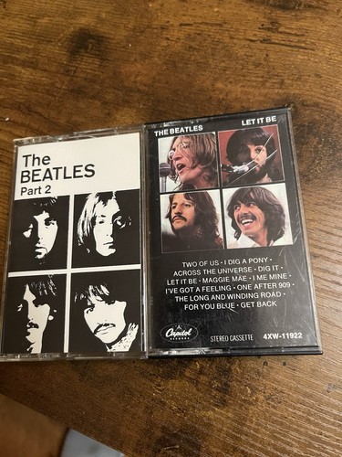The beatles cassette tapes - the, set