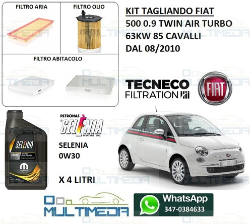 Kit tagliando olio selenia - kit,