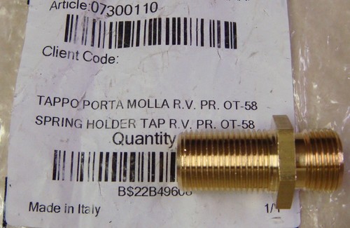 Raccordo riduttore valvola
