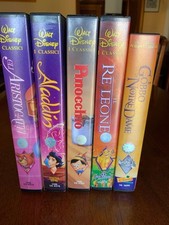 Lotto Nr 5 videocassette Originali disney
