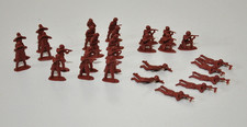 Lotto Soldatini militari WW II colore marrone Russi? Cinesi?