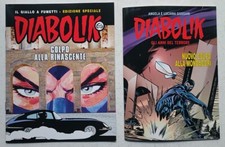 DIABOLIK 2 albi fuori serie COLPO ALLA RINASCENTE + NUOVO COLPO ALLA MONDADORI