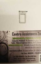 CARRELLO PORTA SIM VANO SCHEDA CARD PER SAMSUNG S6 EDGE 32GB G925F