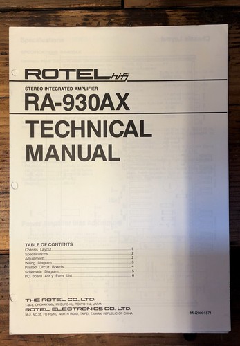 Rotel 930ax amplificatore - rotel, ra-930ax