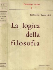 La logica della filosofia. 