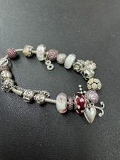 Bracciale Bracelet Argento Silver Sterling Ciondoli Charms Pandora