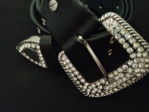 Cintura pelle donna con - pelle,