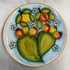 PIATTO D.CM 25 IN CERAMICA DI