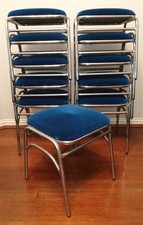 Sedia sgabello armadio caramelle centro giochi arcade giapponese blu vintage