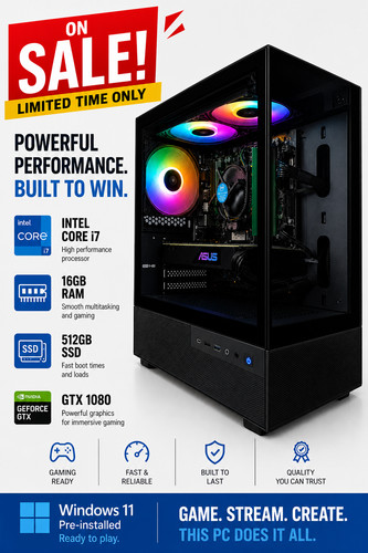 Desktop gaming nero argb i7 - desktop,
