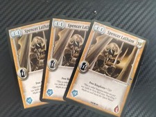 Warlord ccg EoS Free Kingdoms Character Spencer Latham Playset x3