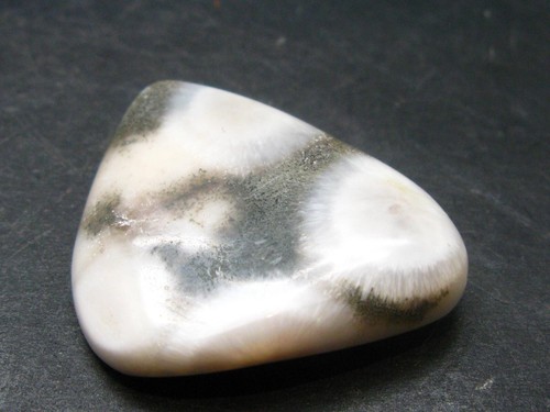 Natrolite tumbled stone - tumbled, from