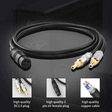 OFC rame 3 pin XLR femmina a due DC2.1 /DC2.5 DC HDPlex PSU DC cavo di alimentazione