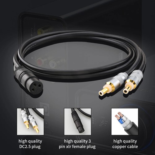 End ofc 3pin xlr - 3pin, femmina