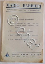 Musica Spartito  - Mario Barbieri - Stornellata - Intermezzo - per Orchestrina