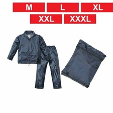 Completo Antipioggia Copri Tuta Moto Bici in Nylon Impermeabile con Cappuccio